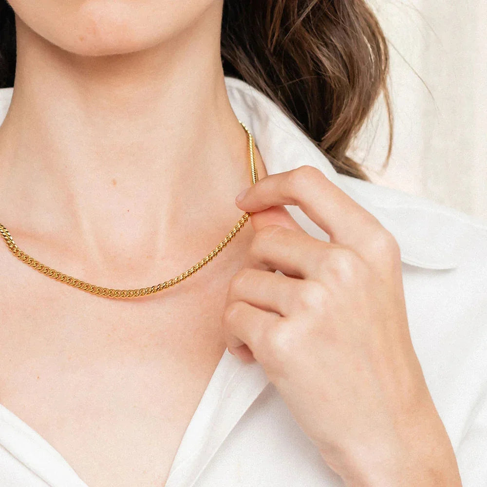 [ElanLuxe]Avana Gold Chain Necklace