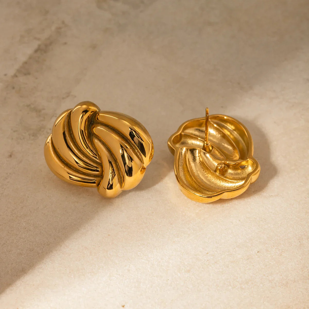 [ElanLuxe]Floriana Gold Earrings
