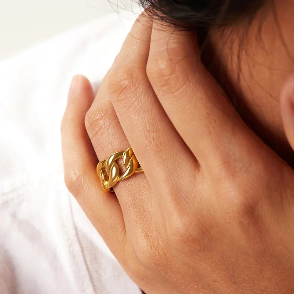[ElanLuxe]Splendor Gold Ring