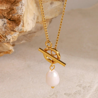 [ElanLuxe]Ellen Freshwater Pearl Necklace