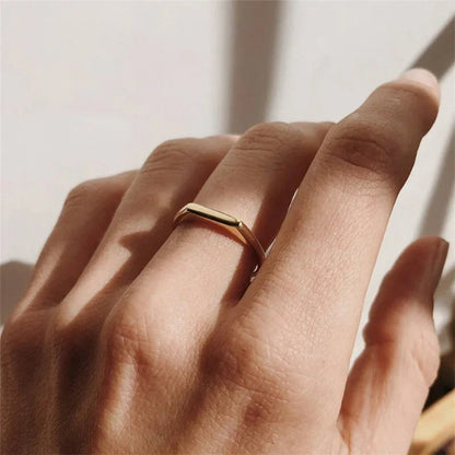 [ElanLuxe]Sasha Geometric Gold Ring