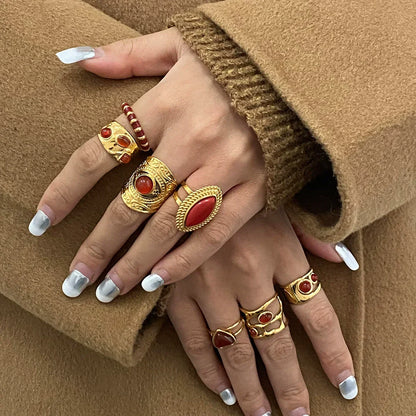 [ElanLuxe]Heidi Marquise Gold Ring