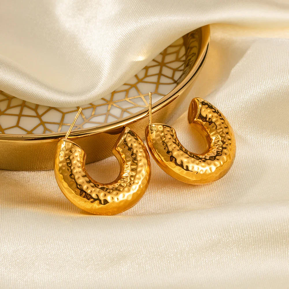[ElanLuxe]Bethany Gold Earrings