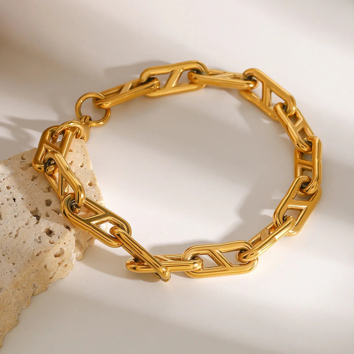 [ElanLuxe]Melissa Gold Chain Bracelet