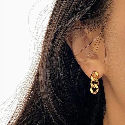 [ElanLuxe]Giselle Gold Chain Earring