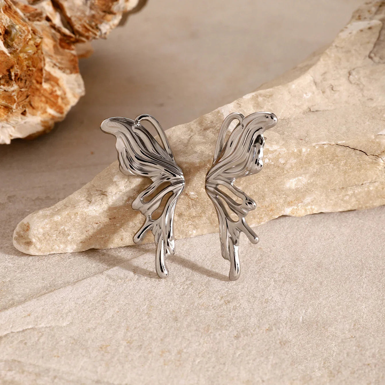 [ElanLuxe]Estella Silver Earrings