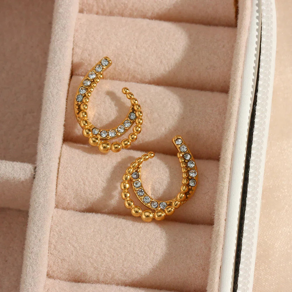 [ElanLuxe]Nola Gold Earrings