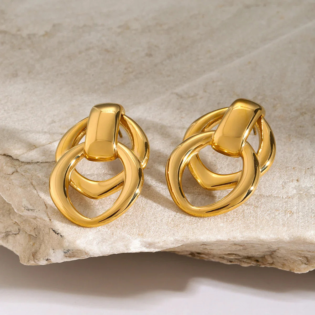 [ElanLuxe]Zoey Gold Earrings