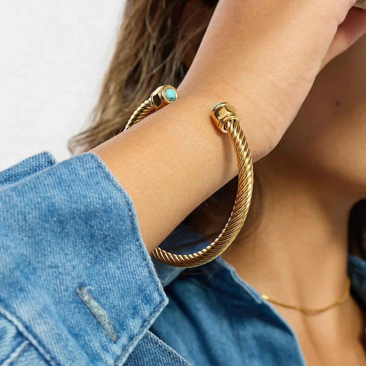 [ElanLuxe]Thea Gold Bracelet