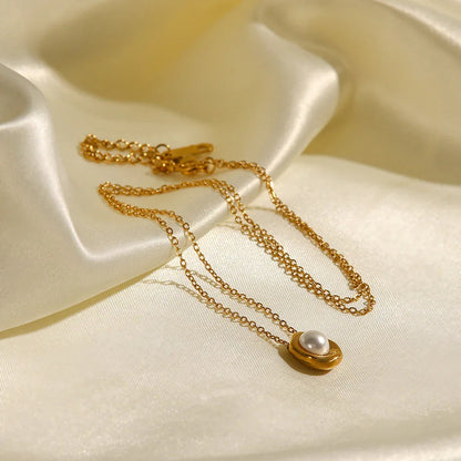 [ElanLuxe]Nancy Freshwater Pearl Necklace