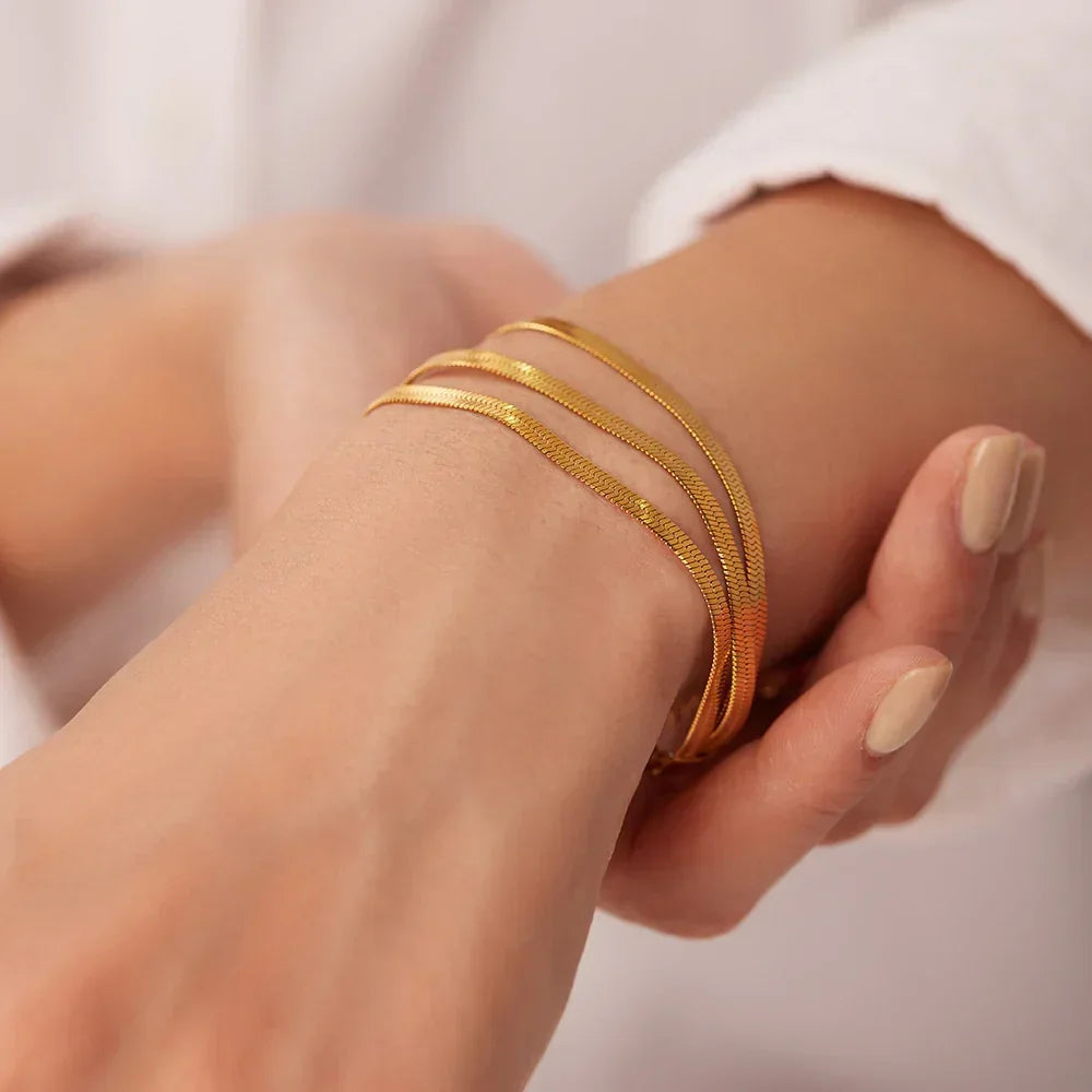[ElanLuxe]Abella Gold Bracelet