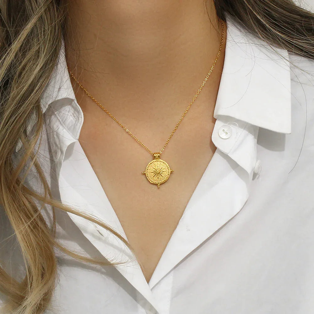 [ElanLuxe]Marie Gold Necklace