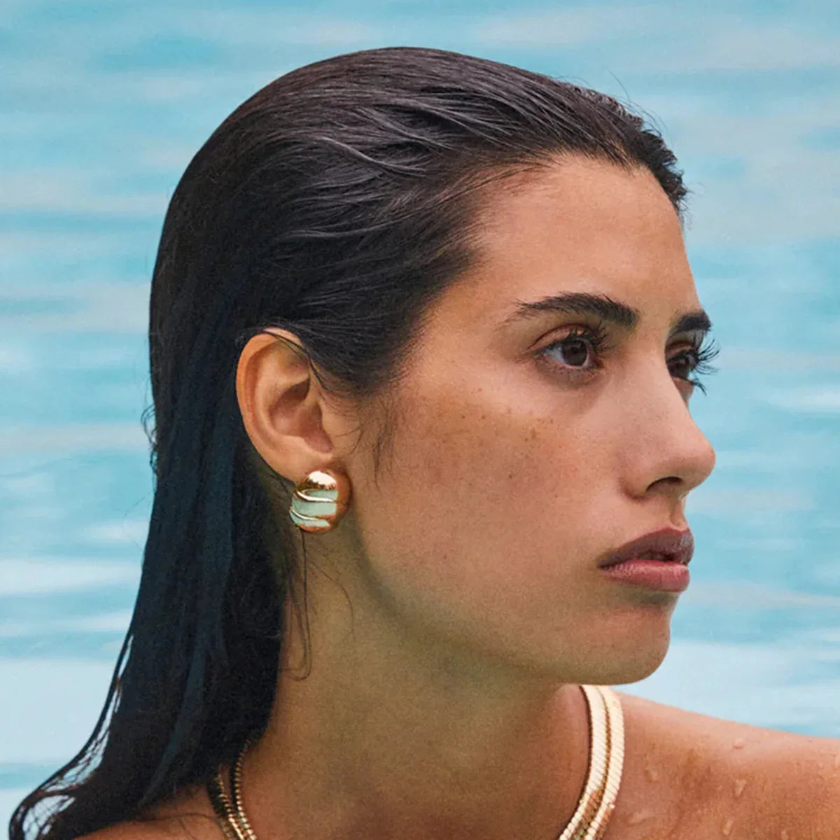 [ElanLuxe]Willa Gold Earrings