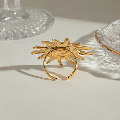 [ElanLuxe]Solstice Golden Sun Ring