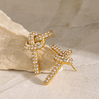 [ElanLuxe]Francesca Diamond Earrings