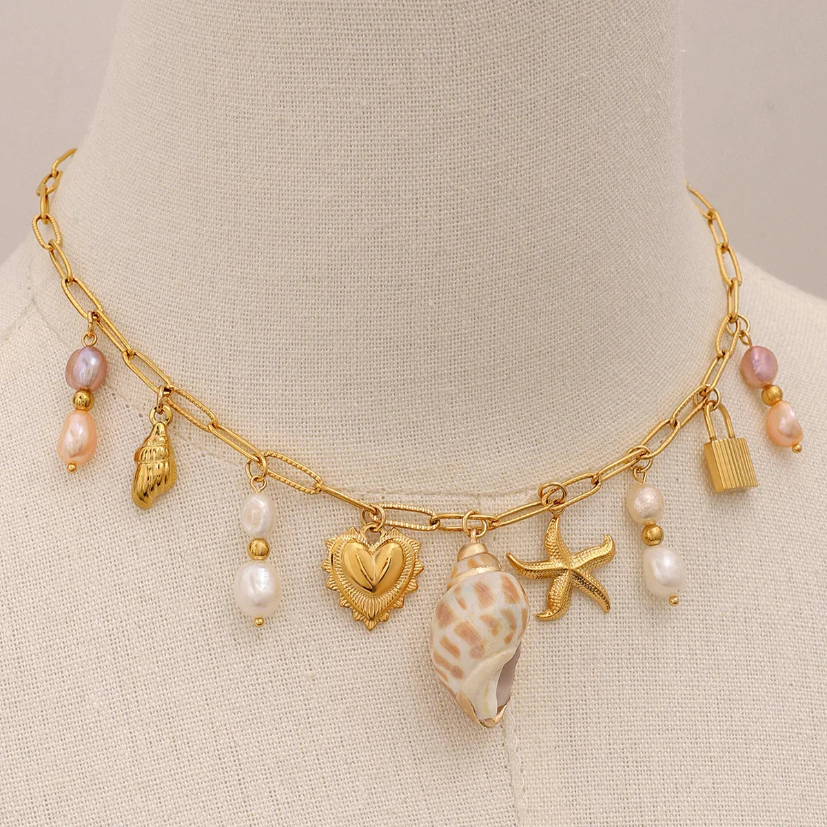 [ElanLuxe]Pacific Freshwater Pearl Necklace