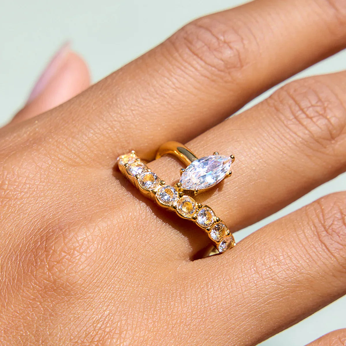 [ElanLuxe]Calina Marquise Diamond Ring