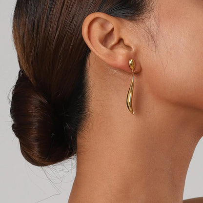 [ElanLuxe]Aspen Gold Earrings