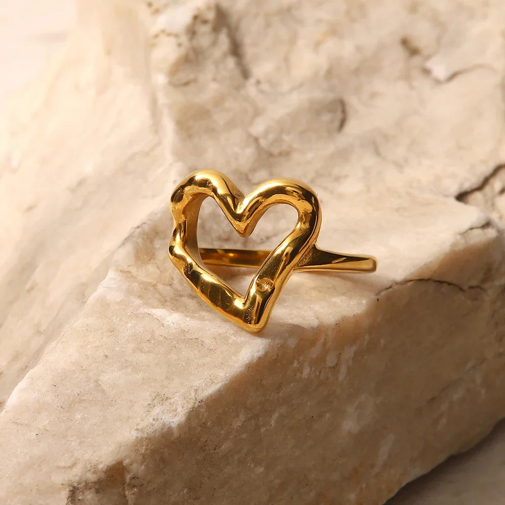 [ElanLuxe]Verity Heart Ring