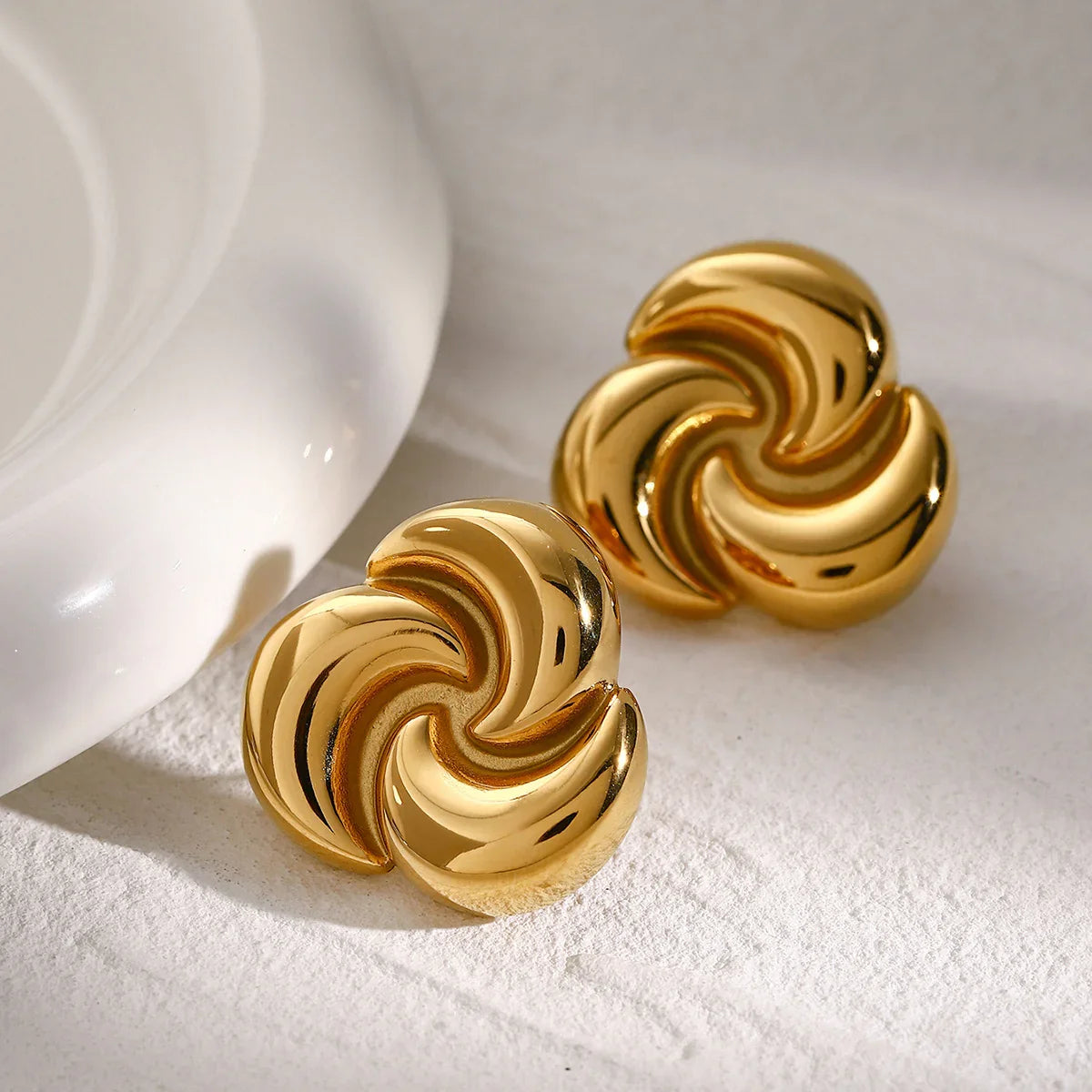 [ElanLuxe]Celestia Gold Earrings