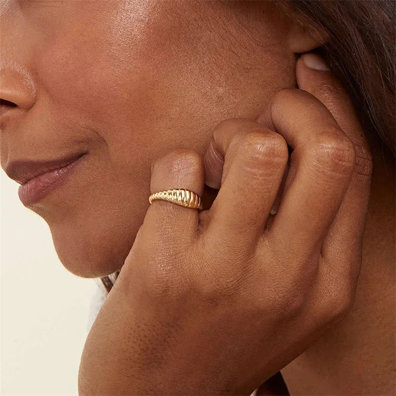 [ElanLuxe]Venn Gold Ring