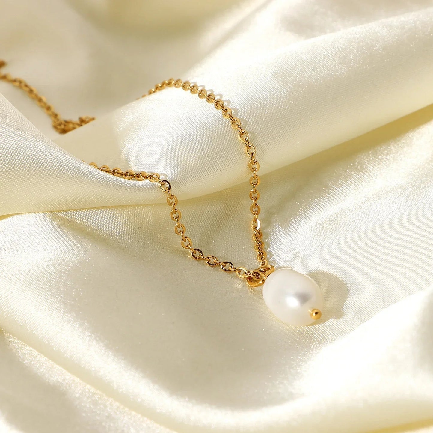 [ElanLuxe]Serenade Pearl Necklace