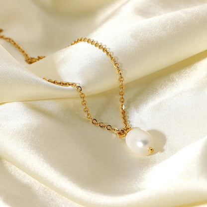[ElanLuxe]Serenade Pearl Necklace