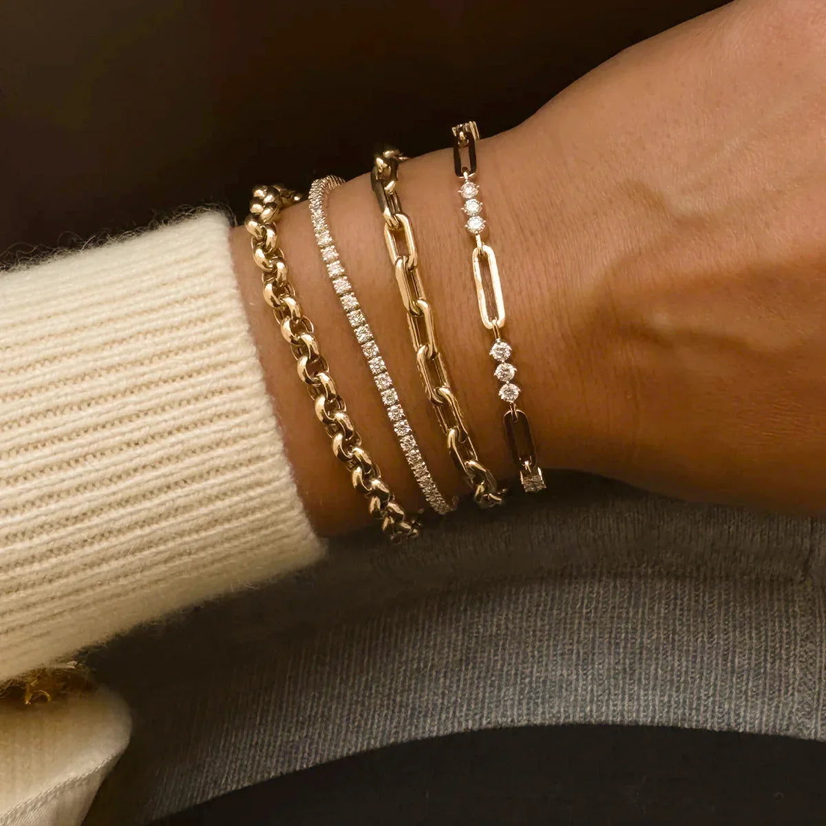 [ElanLuxe]Ranielle Diamond Bracelet