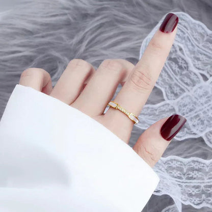 [ElanLuxe]Gabrielle Diamond Simulant Gold Ring