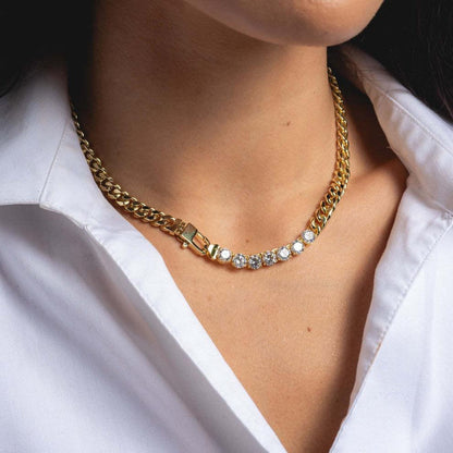 [ElanLuxe]Maelle Diamond Necklace