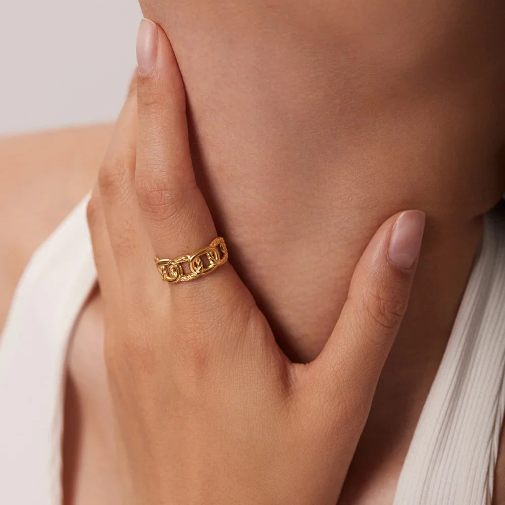 [ElanLuxe]Harmony Gold Ring