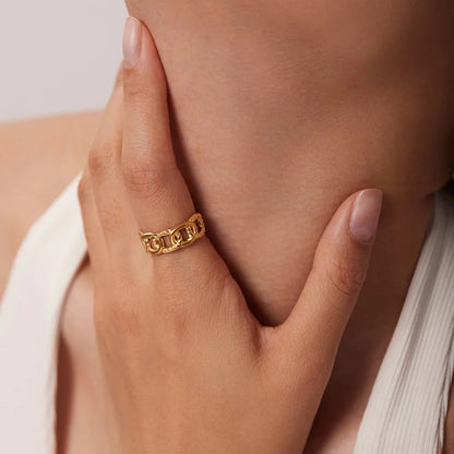 [ElanLuxe]Harmony Gold Ring