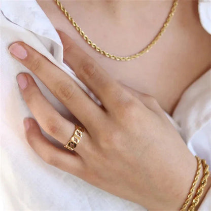 [ElanLuxe]Leah Gold Ring