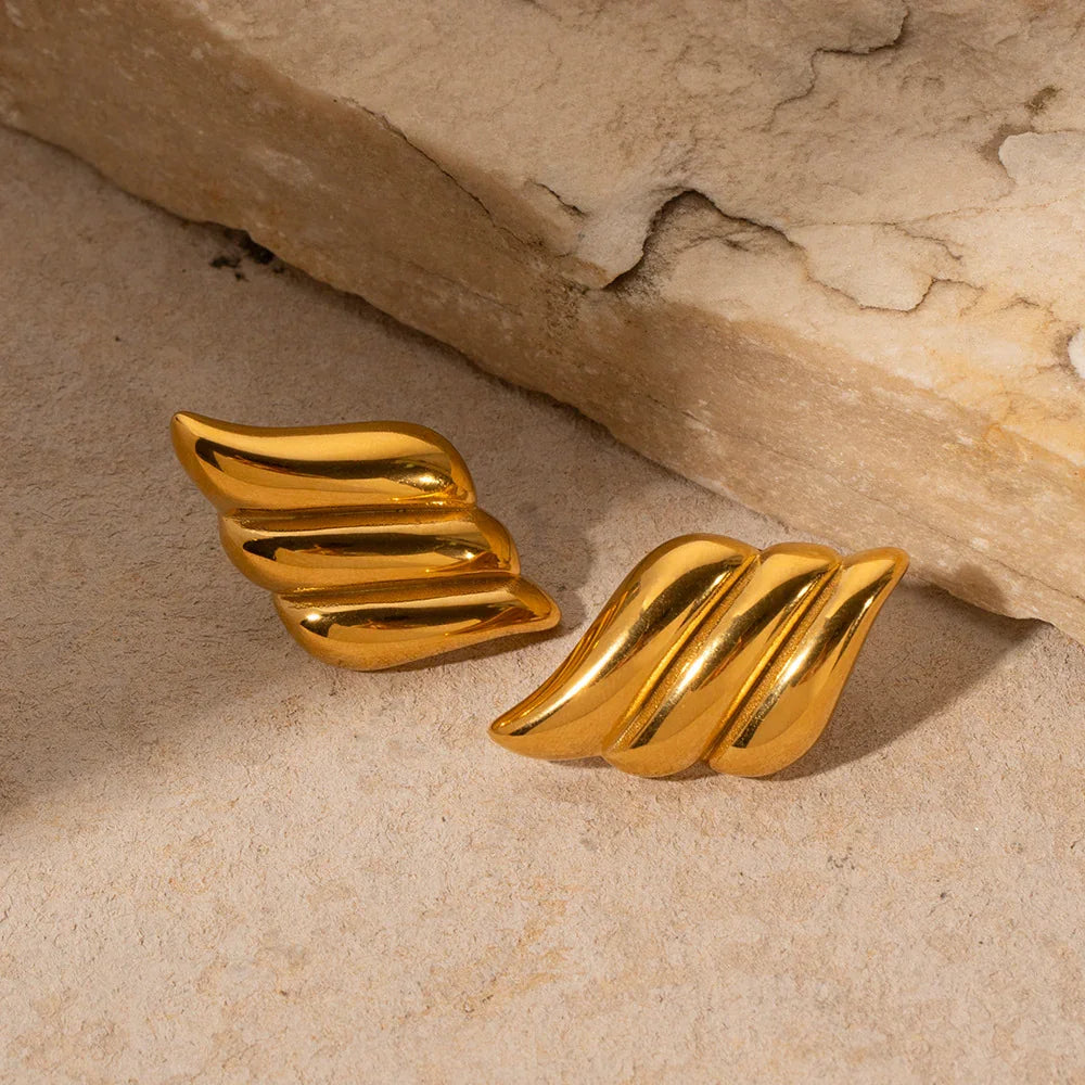 [ElanLuxe]Vera Gold Earrings