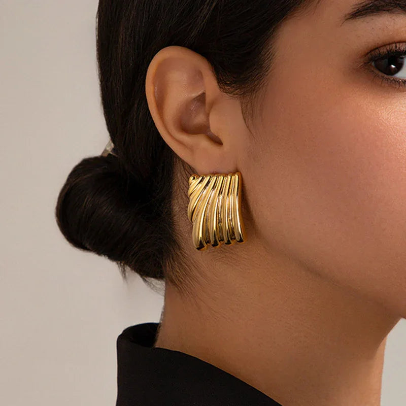 [ElanLuxe]Alisa Gold Earrings