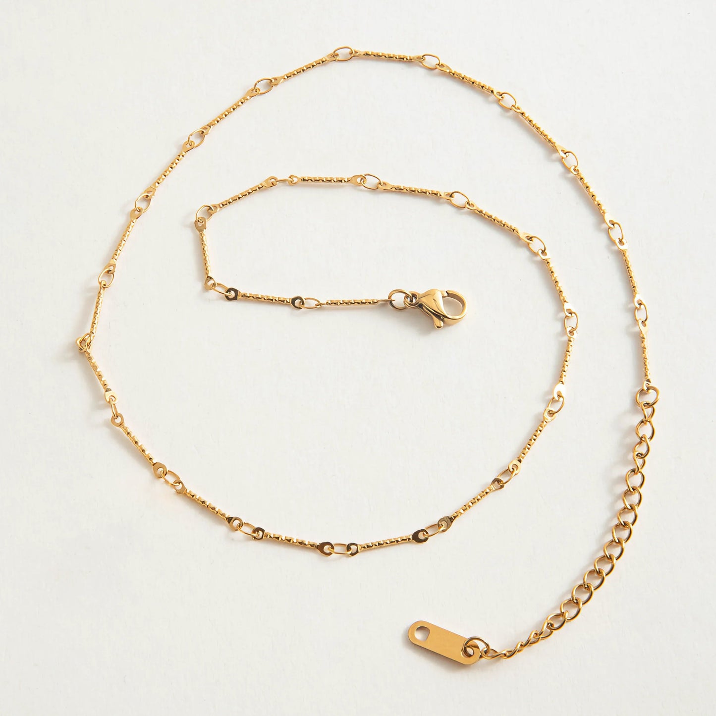[ElanLuxe]Amy Linked Chain Gold Necklace