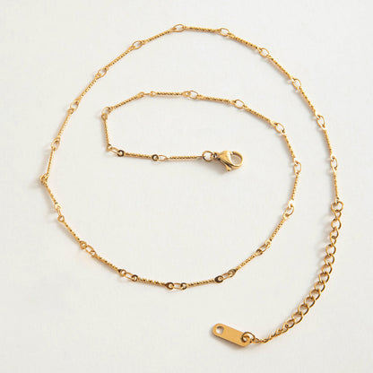 [ElanLuxe]Amy Linked Chain Gold Necklace