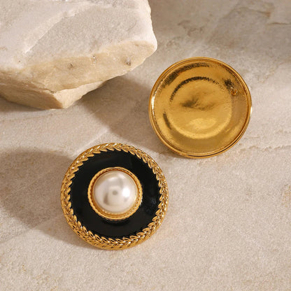 [ElanLuxe]Haven Pearl Earrings