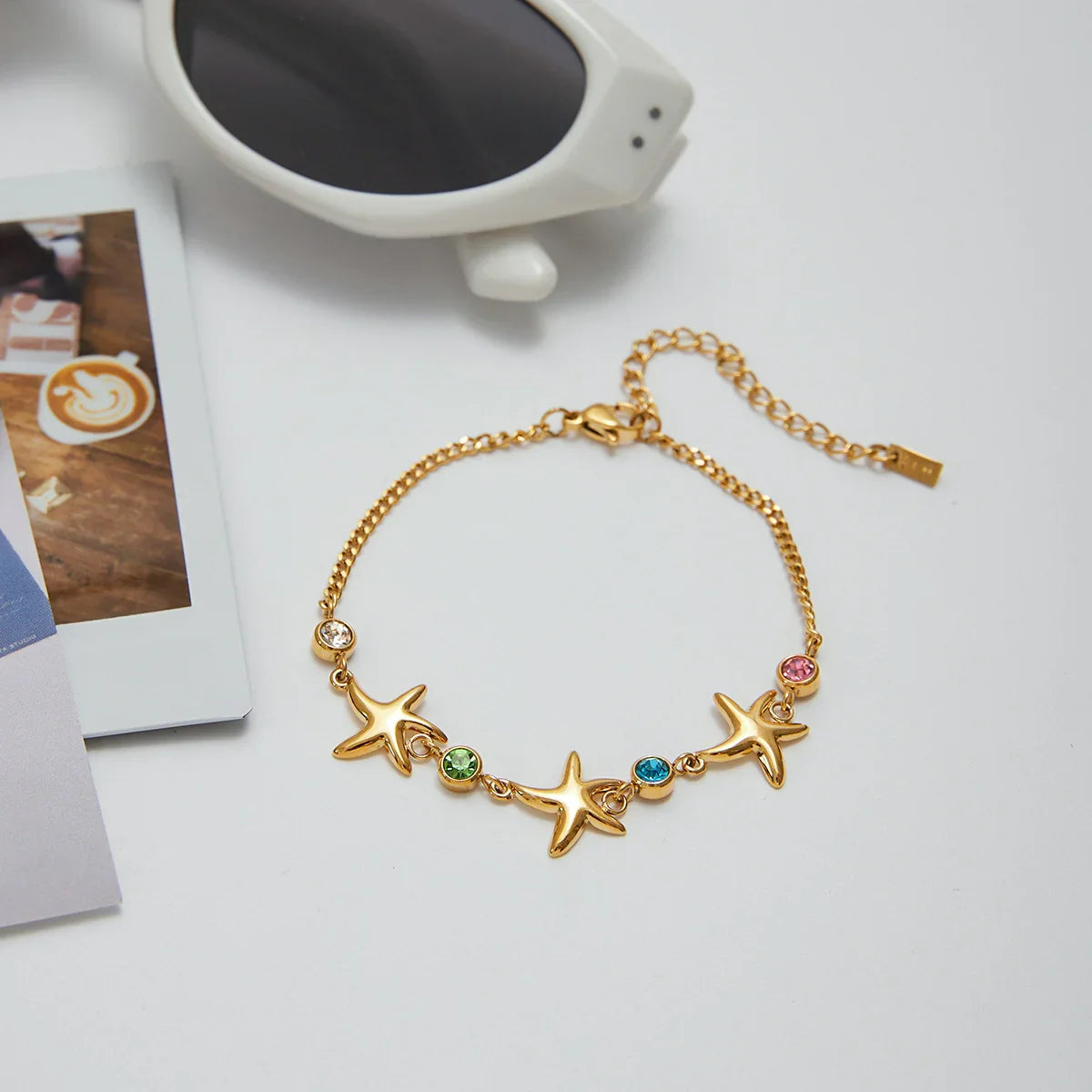 [ElanLuxe]Kristine Golden Starfish Bracelet