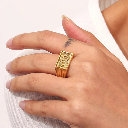 [ElanLuxe]Miles Gold Ring