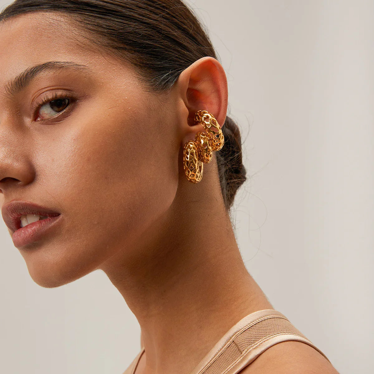 [ElanLuxe]Alma Gold Earrings