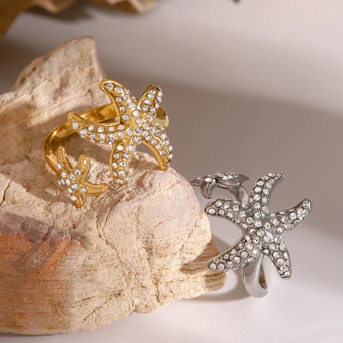 [ElanLuxe]Marina Starfish Diamond Ring