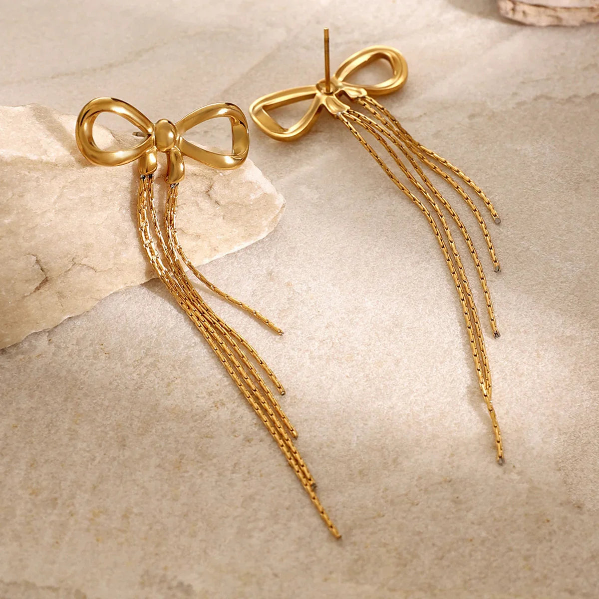 [ElanLuxe]Yvette Bow Earrings