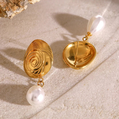 [ElanLuxe]Eleonora Freshwater Pearl Earrings