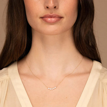 [ElanLuxe]Elle Gold Pearl Necklace