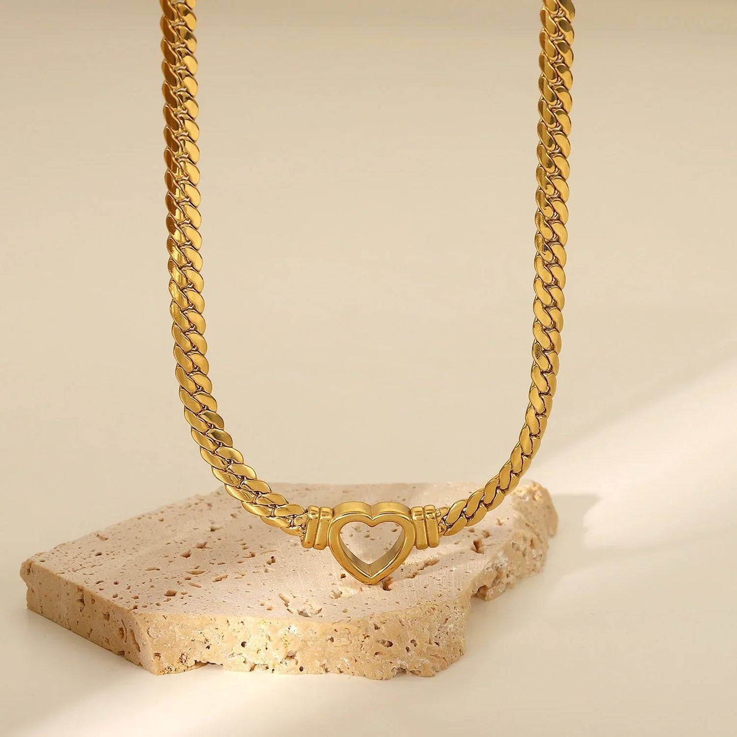 [ElanLuxe]Vali Heart Choker