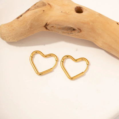 [ElanLuxe]Helena Heart Hoops