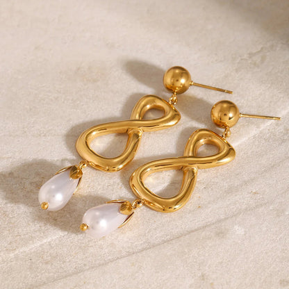 [ElanLuxe]Kaylee Freshwater Pearl Earrings