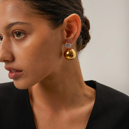 [ElanLuxe]Gretta Gold Earrings