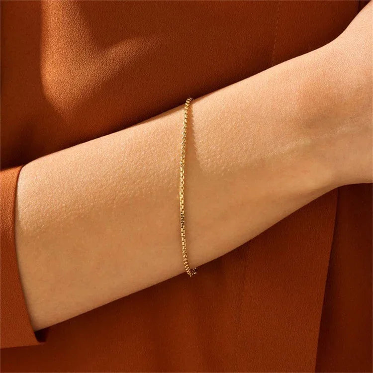 [ElanLuxe]Victoria Gold Chain Bracelet